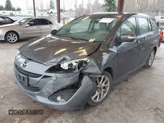 2014 Mazda 5 Touring with VIN JM1CW2CL7E0167945, listed as a IAAI auction lot 41624435 with 167,736 mi miles. Bid and sale history available at carsss.com. Image 2.