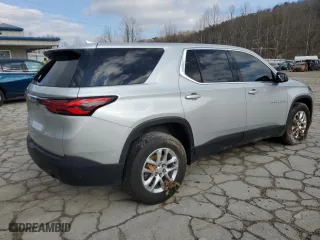 2022 Chevrolet Traverse LS with VIN 1GNERFKW2NJ113070, listed as a Copart auction lot 44568565 with 0 mi miles and Salvage Title. Bid and sale history available at carsss.com. Image 3.