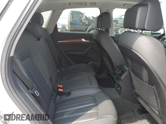 2021 Audi Q5 with VIN WA1AABFY3M2078576, listed as a Copart auction lot 55746134 with 56,350 mi miles and Clean title. Bid and sale history available at DreamBid. Image 11.