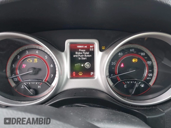 2014 Dodge Journey SE Plus with VIN 3C4PDCAB1ET181480, listed as a IAAI auction lot 41441341 with 189,641 mi miles and . Bid and sale history available at DreamBid. Image 7.