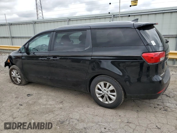 2016 Kia Sedona LX with VIN KNDMB5C17G6091577, listed as a Copart auction lot 61692944 with 113,937 mi miles and Salvage Title. Bid and sale history available at carsss.com. Image 2.