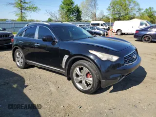 2009 Infiniti FX with VIN JNRAS18W79M158466, listed as a Copart auction lot 54892095 with 165,920 mi miles and Salvage title. Bid and sale history available at DreamBid. Image 4.