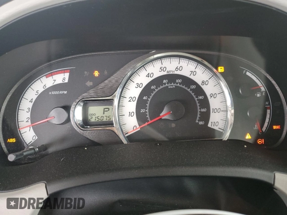 2012 Toyota Sienna SE with VIN 5TDXK3DC9CS215991, listed as a Copart auction lot 51868005 with 215,075 mi miles and Salvage title. Bid and sale history available at DreamBid. Image 9.