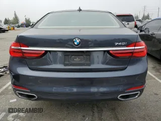 2016 BMW 7 Series 740i with VIN WBA7E2C52GG504213, listed as a Copart auction lot 53120313 with 55,933 mi miles. Bid and sale history available at carsss.com. Image 6.