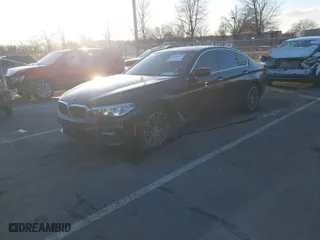 2018 BMW 5 Series 530i xDrive with VIN WBAJA7C58JWA72127, listed as a IAAI auction lot 41548417 with 80,680 mi miles. Bid and sale history available at carsss.com. Image 2.
