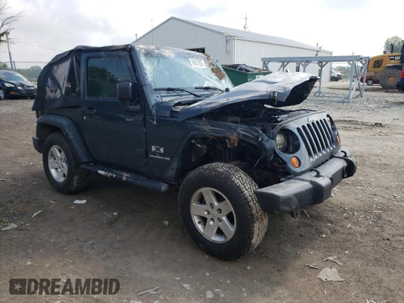 2008 Jeep Wrangler X with VIN 1J4FA24158L563572, listed as a Copart auction lot 58667265 with 162,649 mi miles and Salvage title. Bid and sale history available at DreamBid. Image 4.