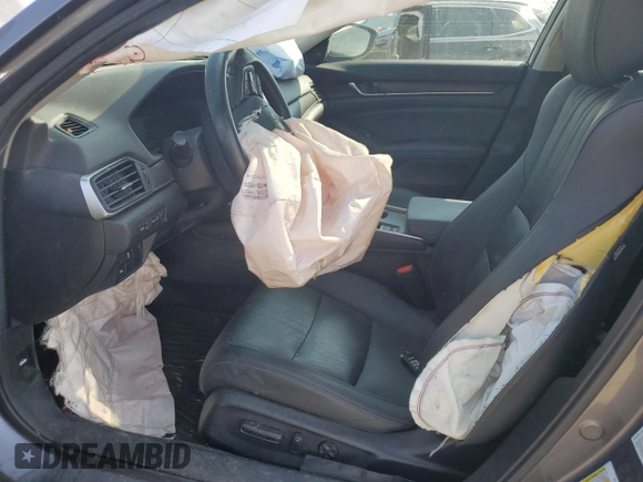 2021 Honda Accord Touring with VIN 1HGCV3F97MA007325, listed as a Copart auction lot 55254695 with Not provided miles and Salvage title. Bid and sale history available at DreamBid. Image 7.