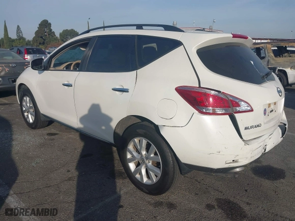 2012 Nissan Murano S with VIN JN8AZ1MU5CW102932, listed as a IAAI auction lot 40895504 with 119,837 mi miles. Bid and sale history available at carsss.com. Image 3.