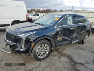 2021 Cadillac XT4 AWD Premium Luxury with VIN 1GYFZDR4XMF016846, listed as a Copart auction lot 82963704 with 44,063 mi miles and Salvage Title. Bid and sale history available at carsss.com. Image 1.