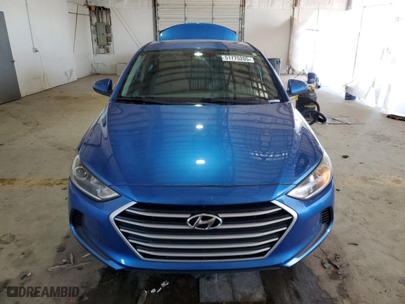 2017 Hyundai Elantra SE with VIN 5NPD84LF2HH203228, listed as a Copart auction lot 51775205 with 148,003 mi miles and Clean Title. Bid and sale history available at carsss.com. Image 5.