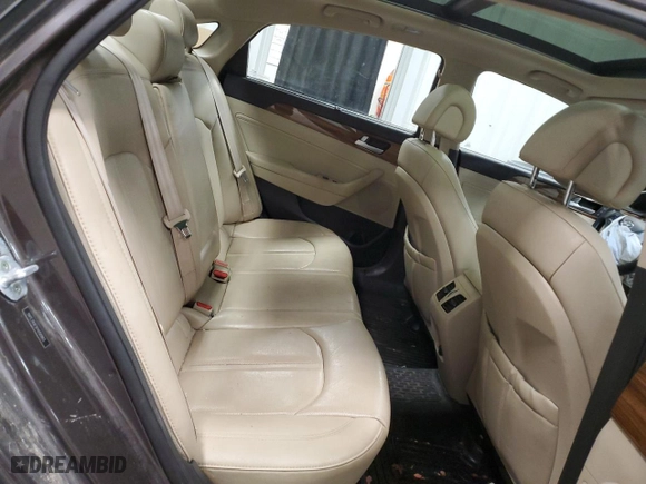 2015 Hyundai Sonata 2.4L Limited with VIN 5NPE34AF5FH050993, listed as a Copart auction lot 50614845 with 163,273 mi miles and Salvage Title. Bid and sale history available at carsss.com. Image 10.