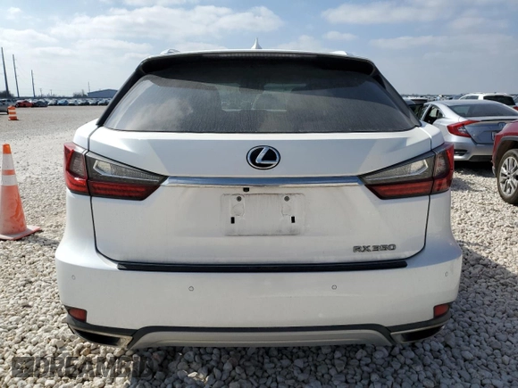 2021 Lexus RX with VIN 2T2HZMAA6MC218006, listed as a Copart auction lot 43633265 with 79,704 mi miles and Salvage Title. Bid and sale history available at carsss.com. Image 6.