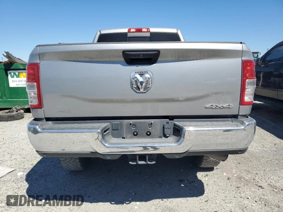 2022 Ram 2500 Tradesman with VIN 3C6UR5CLXNG384065, listed as a Copart auction lot 48380145 with 37,544 mi miles and Salvage Title. Bid and sale history available at carsss.com. Image 6.