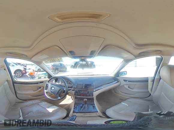 2004 BMW 3 Series 325xi with VIN WBAEU33404PR08565, listed as a Copart auction lot 57865215 with 253,784 mi miles and Salvage title. Bid and sale history available at DreamBid. Image 15.