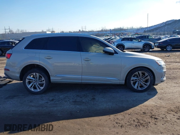 2023 Audi Q7 Premium with VIN WA1ACBF72PD021053, listed as a IAAI auction lot 41387794 with 11,462 mi miles and . Bid and sale history available at DreamBid. Image 13.