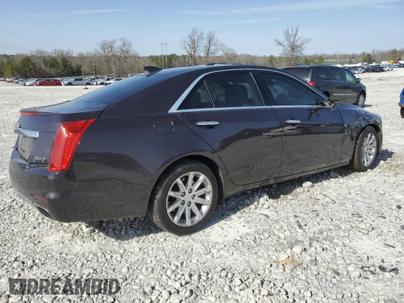 2015 Cadillac CTS Luxury RWD with VIN 1G6AR5SX8F0105026, listed as a Copart auction lot 47985555 with 105,745 mi miles and Salvage Title. Bid and sale history available at DreamBid. Image 3.