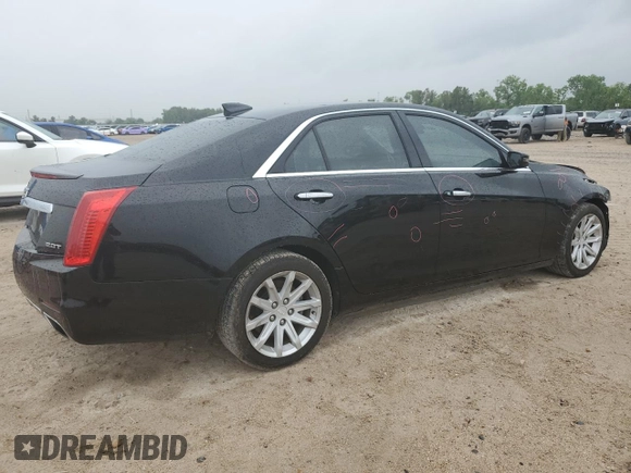 2015 Cadillac CTS with VIN 1G6AP5SXXF0118124, listed as a Copart auction lot 53747665 with 117,800 mi miles and Salvage Title. Bid and sale history available at DreamBid. Image 3.