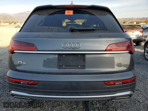 2024 Audi Q5 S line Premium with VIN WA1G2AFY8R2007477, listed as a Copart auction lot 80904314 with Not provided miles and Salvage title. Bid and sale history available at DreamBid. Image 6.