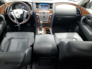 2019 Infiniti QX80 LUXE with VIN JN8AZ2NE6K9227058, listed as a Copart auction lot 64134284 with 89,785 mi miles and Salvage Title. Bid and sale history available at carsss.com. Image 8.