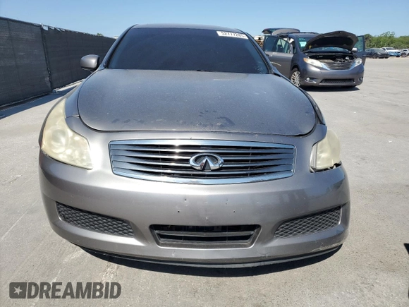 2007 Infiniti G35 Sedan G35x with VIN JNKBV61F37M816881, listed as a Copart auction lot 52777285 with 0 mi miles and Salvage Title. Bid and sale history available at carsss.com. Image 5.