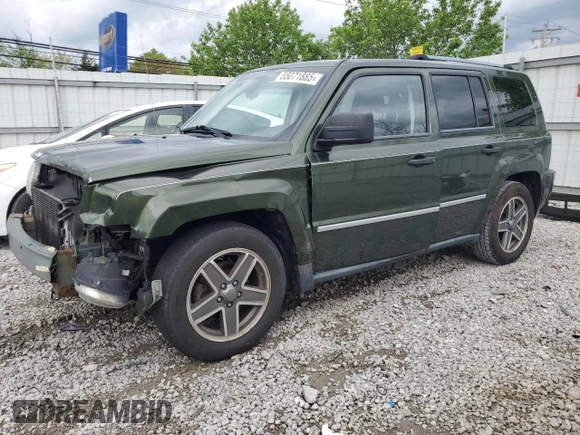 2009 Jeep Patriot Limited with VIN 1J4FT48B79D120490, listed as a Copart auction lot 55071885 with 173,311 mi miles and Salvage title. Bid and sale history available at DreamBid. Image 1.