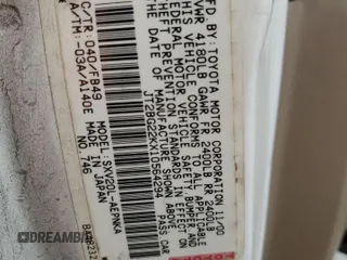 2001 Toyota Camry CE z VIN JT2BG22KX10564294, wystawiony jako Copart lot #53317505 z przebiegiem 227 358 mil mil oraz Szkoda całkowita • Salvage title. Historia ofert i sprzedaży dostępna na DreamBid. Obrazek 13.