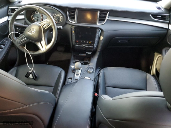 2021 Infiniti QX50 ESSENTIAL with VIN 3PCAJ5CA4MF108499, listed as a Copart auction lot 74931304 with 8,977 mi miles and Non Repairable. Bid and sale history available at carsss.com. Image 8.