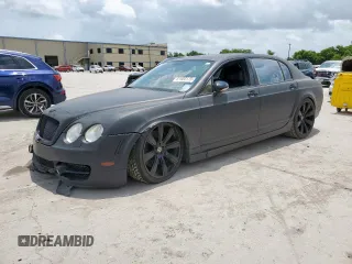 2007 Bentley Flying Spur with VIN SCBBR93W578043072, listed as a Copart auction lot 61603175 with Not provided miles and Clean title. Bid and sale history available at DreamBid. Image 1.