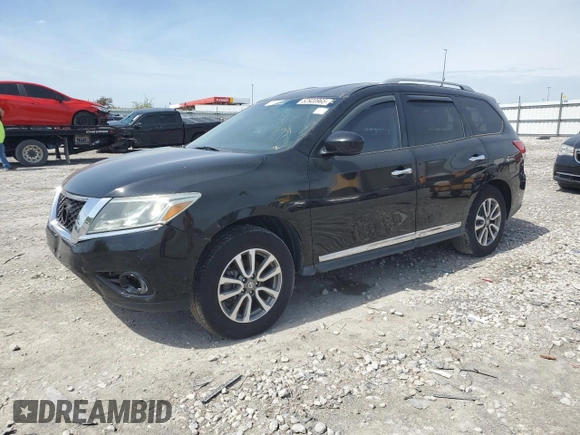 2013 Nissan Pathfinder SV with VIN 5N1AR2MM3DC641114, listed as a Copart auction lot 52920965 with 113,832 mi miles and Clean Title. Bid and sale history available at carsss.com. Image 1.