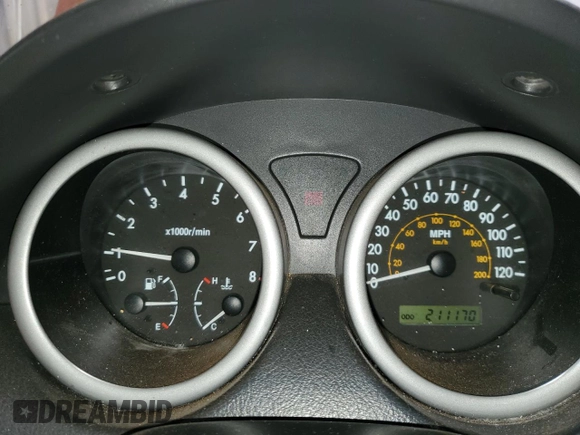2006 Chevrolet Aveo LT with VIN KL1TG56686B562427, listed as a Copart auction lot 45393615 with 211,170 mi miles and Salvage title. Bid and sale history available at DreamBid. Image 9.