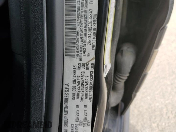 2014 FIAT 500L Trekking z VIN ZFBCFADH5EZ005847, wystawiony jako Copart lot #53369205 z przebiegiem 82 148 mil mil oraz Szkoda całkowita • Salvage title. Historia ofert i sprzedaży dostępna na DreamBid. Obrazek 14.