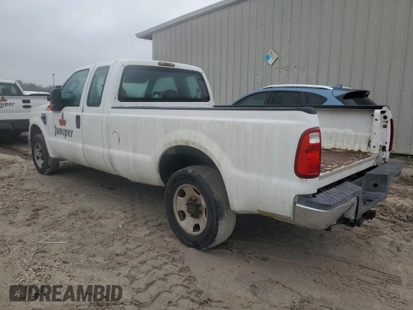 2008 Ford F-250 XL with VIN 1FTSX20558EB19852, listed as a Copart auction lot 42393595 with 213,258 mi miles and Clean title. Bid and sale history available at DreamBid. Image 2.