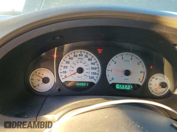 2007 Chrysler Town & Country LWB Touring with VIN 2A4GP54L67R262580, listed as a Copart auction lot 77816454 with 188,821 mi miles and Salvage Title. Bid and sale history available at carsss.com. Image 9.