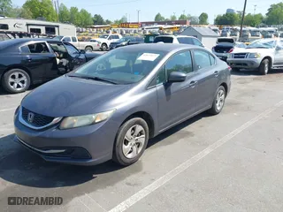 2015 Honda Civic Sedan LX with VIN 19XFB2F50FE095498, listed as a IAAI auction lot 42077072 with 211,682 mi miles. Bid and sale history available at carsss.com. Image 19.