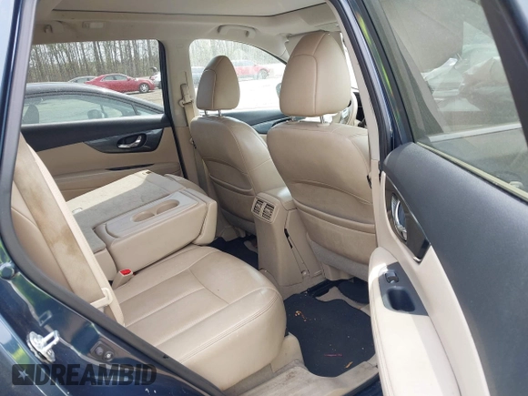 2015 Nissan Rogue SL with VIN 5N1AT2MV5FC780108, listed as a IAAI auction lot 42010716 with 79,575 mi miles. Bid and sale history available at carsss.com. Image 8.