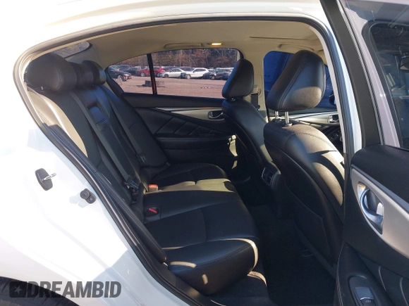 2019 Infiniti Q50 Luxe with VIN JN1EV7AR5KM594323, listed as a IAAI auction lot 42011023 with 68,235 mi miles and . Bid and sale history available at DreamBid. Image 8.
