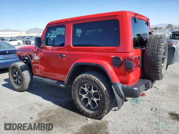 2021 Jeep Wrangler Rubicon with VIN 1C4HJXCG2MW547128, listed as a Copart auction lot 44792105 with 11,323 mi miles and Salvage title. Bid and sale history available at DreamBid. Image 2.