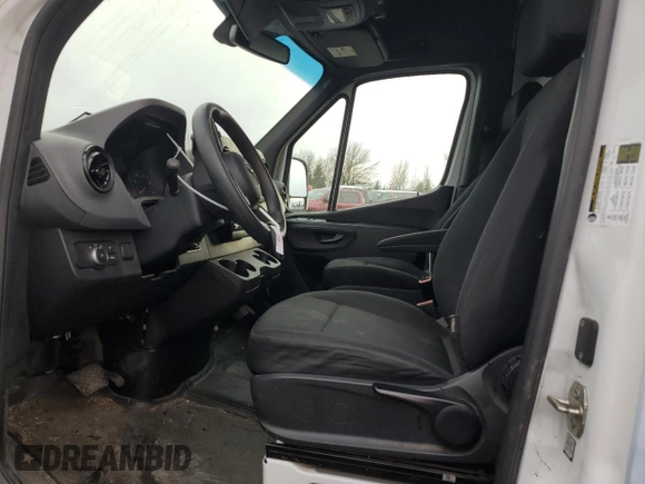 2021 Mercedes-Benz Sprinter Cargo with VIN W1Y4EBHY9MT059542, listed as a Copart auction lot 85926744 with 95,115 mi miles and Salvage Title. Bid and sale history available at carsss.com. Image 7.