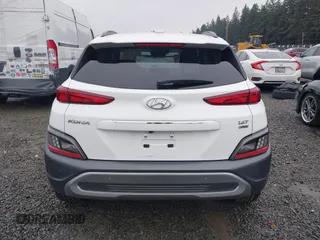 2022 Hyundai Kona Limited with VIN KM8K5CA3XNU811739, listed as a IAAI auction lot 41271588 with 50,007 mi miles and . Bid and sale history available at DreamBid. Image 17.