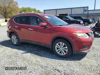 2015 Nissan Rogue SV with VIN 5N1AT2MT7FC825824, listed as a Copart auction lot 50576015 with 134,242 mi miles and Salvage Title. Bid and sale history available at carsss.com. Image 4.
