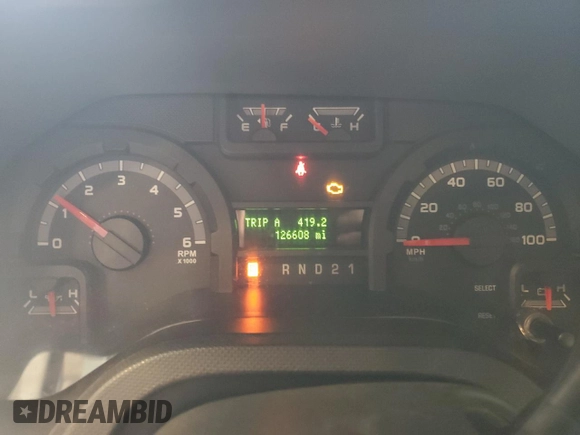 2012 Ford Econoline Passenger XL with VIN 1FBNE3BL1CDA99879, listed as a Copart auction lot 53492685 with 126,608 mi miles and Clean title. Bid and sale history available at DreamBid. Image 9.