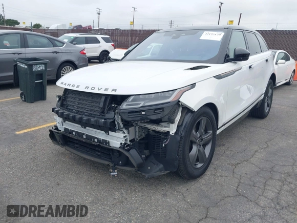 2021 Land Rover Range Rover Velar R-Dynamic S with VIN SALYT2EXXMA314324, listed as a IAAI auction lot 42195129 with 50,484 mi miles and . Bid and sale history available at DreamBid. Image 2.
