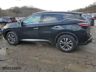 2017 Nissan Murano SL with VIN 5N1AZ2MH4HN101994, listed as a Copart auction lot 46793185 with 107,360 mi miles and Salvage Title. Bid and sale history available at carsss.com. Image 2.