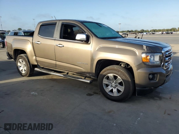 2017 GMC Canyon 2WD SLE with VIN 1GTG5CEA9H1176098, listed as a Copart auction lot 76577424 with 89,220 mi miles and Salvage Title. Bid and sale history available at carsss.com. Image 4.