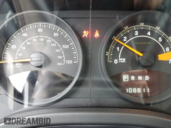 2014 Jeep Compass Altitude with VIN 1C4NJCBA0ED843822, listed as a Copart auction lot 50509205 with 108,811 mi miles and Salvage Title. Bid and sale history available at carsss.com. Image 9.