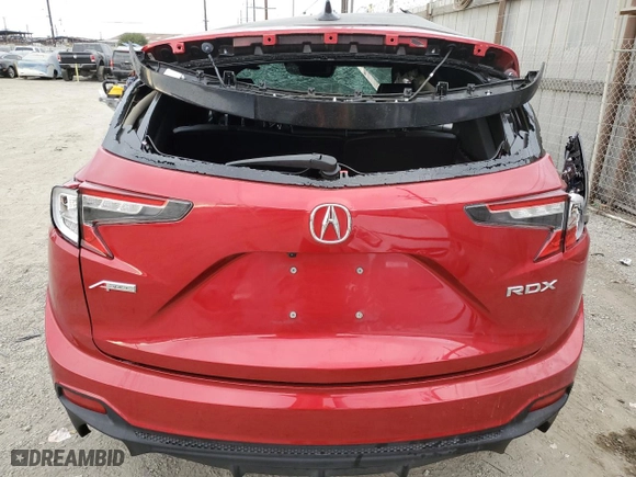 2021 Acura RDX w/A-Spec Package with VIN 5J8TC1H6XML009250, listed as a Copart auction lot 86872864 with 47,532 mi miles and Salvage Title. Bid and sale history available at carsss.com. Image 6.