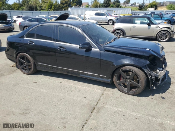 2013 Mercedes-Benz C-Class C 300 Sport with VIN WDDGF8AB1DR287870, listed as a Copart auction lot 50099205 with 158,054 mi miles and Salvage Title. Bid and sale history available at carsss.com. Image 4.