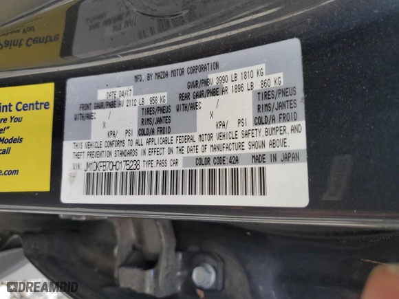 2017 Mazda CX-3 Sport with VIN JM1DKFB70H0175238, listed as a Copart auction lot 74474364 with 77,024 mi miles and Salvage Title. Bid and sale history available at carsss.com. Image 13.