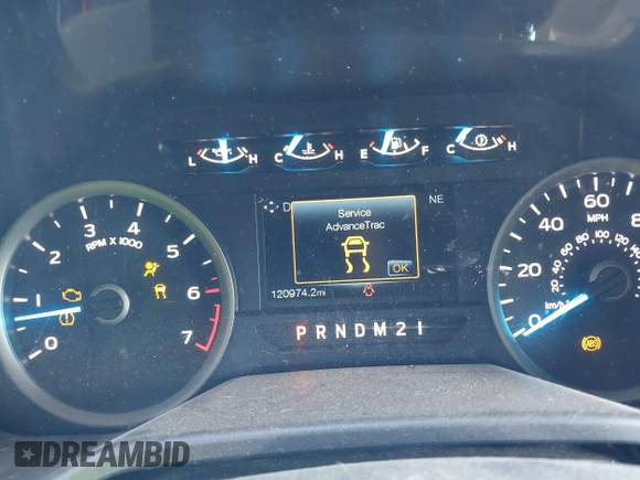 2015 Ford F-150 XL with VIN 1FTEX1CP7FKD26231, listed as a IAAI auction lot 41012274 with 120,974 mi miles. Bid and sale history available at carsss.com. Image 7.