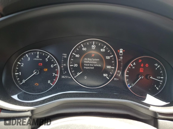 2021 Mazda 3 Premium with VIN JM1BPAML7M1313030, listed as a Copart auction lot 57112895 with 38,251 mi miles and Salvage Title. Bid and sale history available at DreamBid. Image 9.